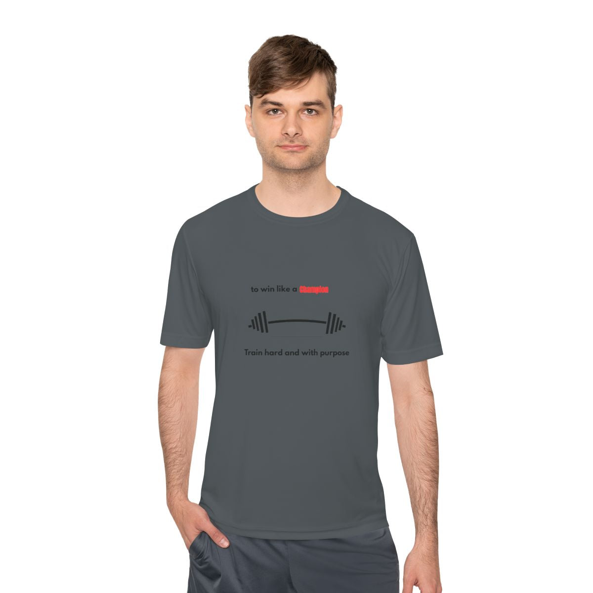 Champion's Purpose Training Tee, Workout Shirt, Fitness Gift, Motivational Tee