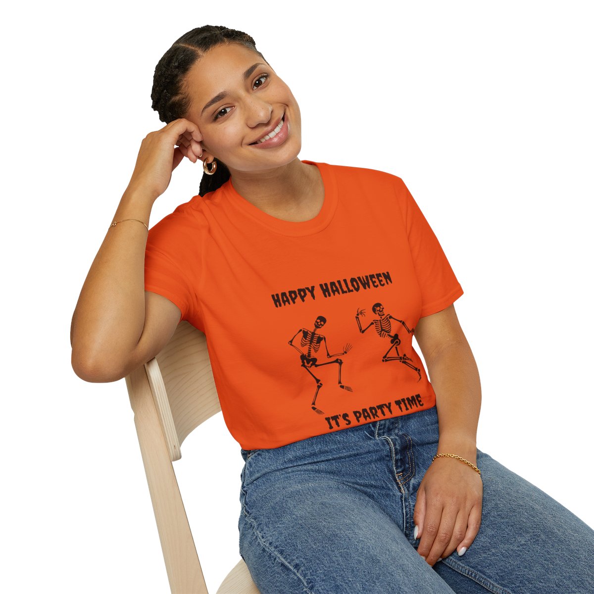 Halloween Party T-Shirt, Unisex Soft style Tee, Spooky Fun Apparel
