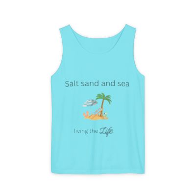 Beach Vibes Tank Top - Salt Sand and Sea, Summer Apparel