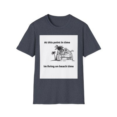 Unisex Beach Time T-Shirt, Summer Vacation Tee, Coastal Life Shirt