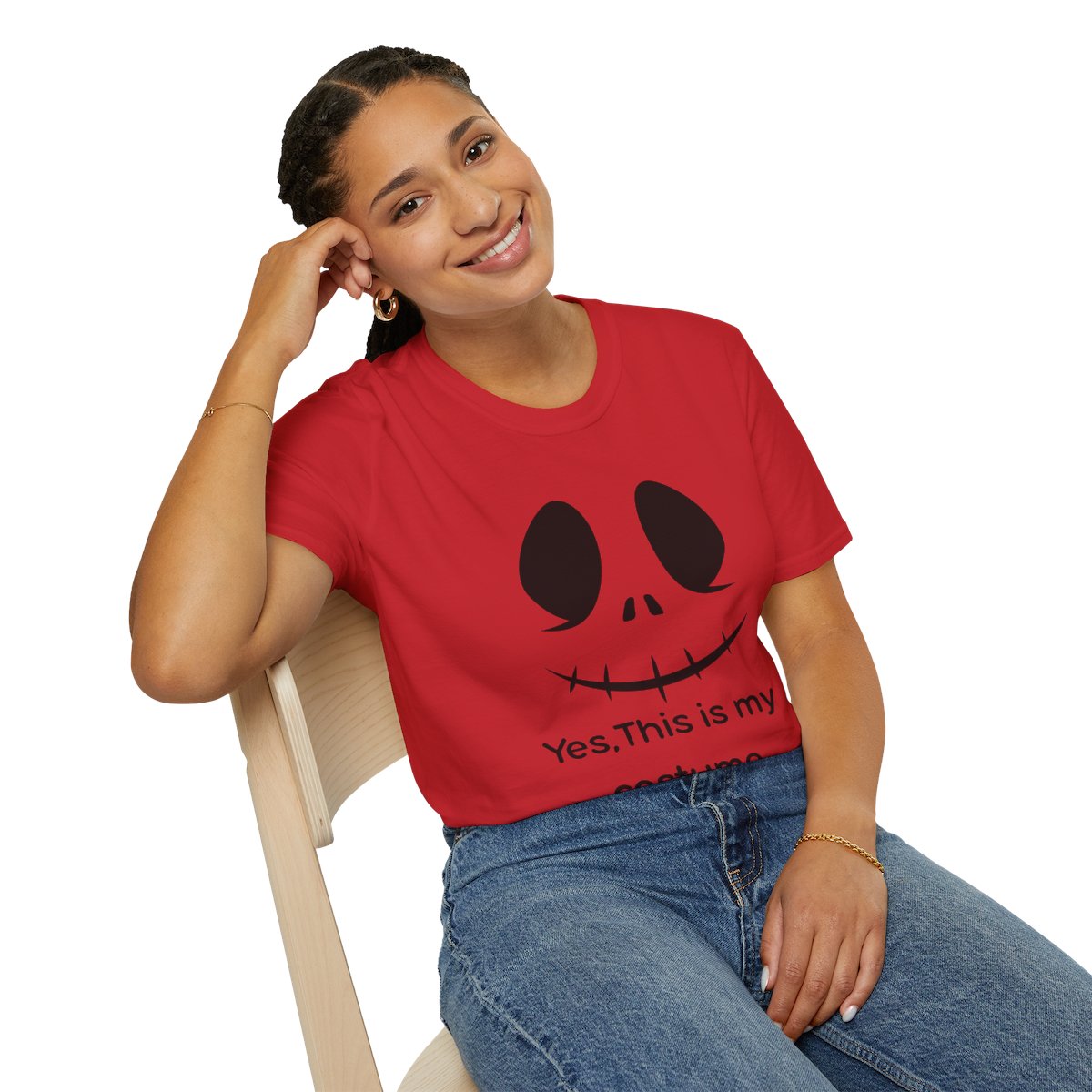 Halloween Costume Tee, Graphic Tee for Halloween, Funny Costume Shirt