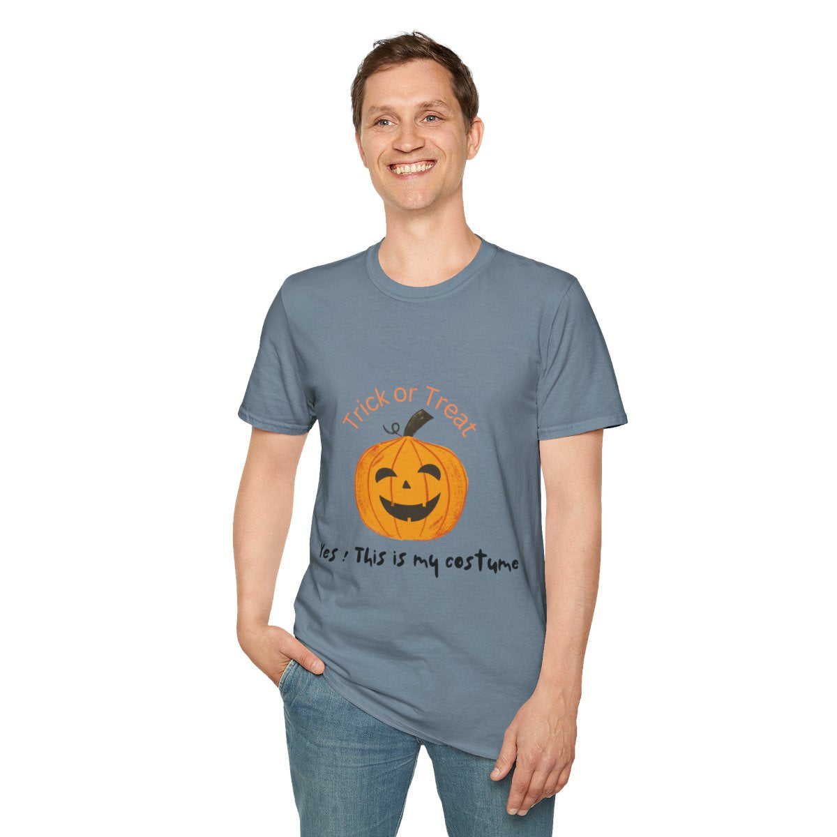 Halloween Pumpkin T-Shirt, Unisex Costume Tee