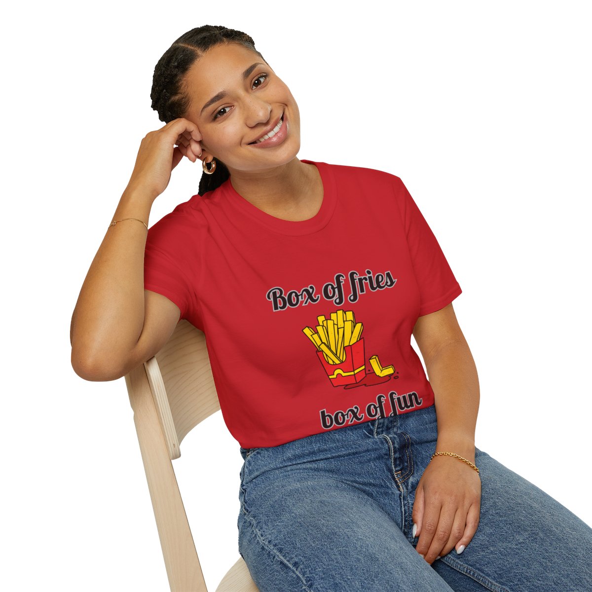 Fun Fries Unisex T-Shirt | Casual Wear, Foodie Gift, Summer Vibes,