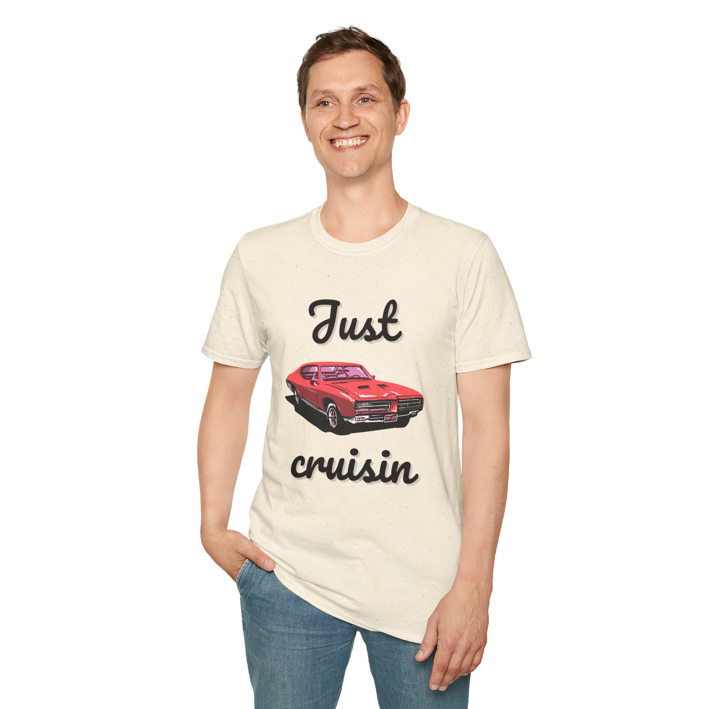 Retro Car Graphic T-Shirt | Just Cruisin' Tee, Vintage T-Shirt