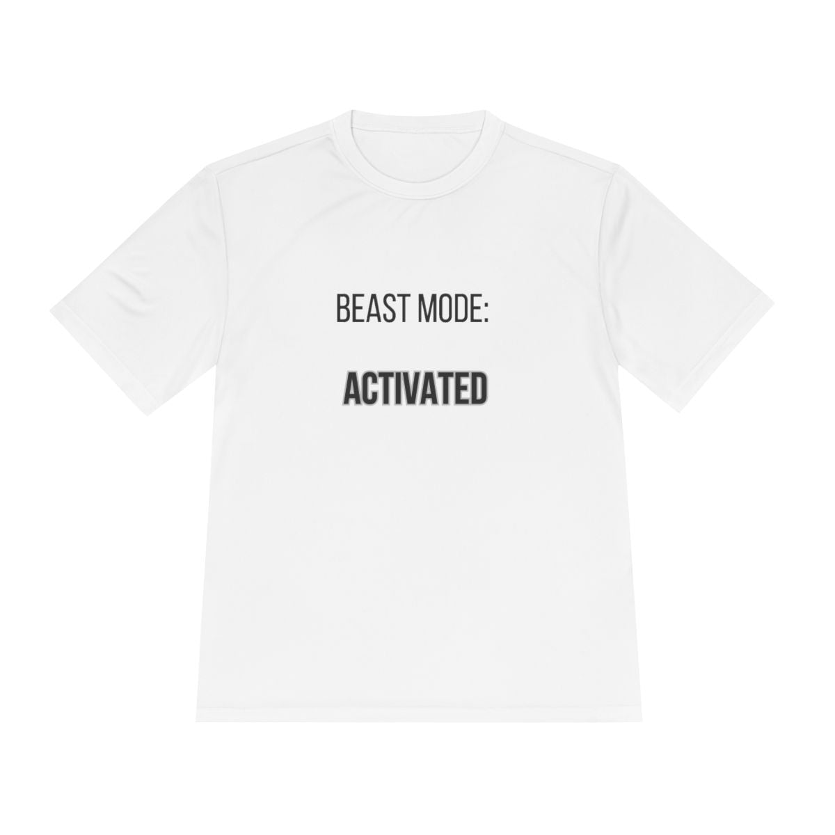 Beast Mode Activated Unisex Moisture Wicking Tee, Athletic Shirt