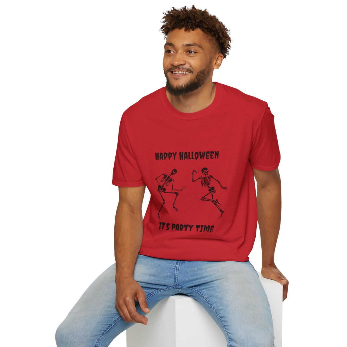 Halloween Party T-Shirt, Unisex Soft style Tee, Spooky Fun Apparel