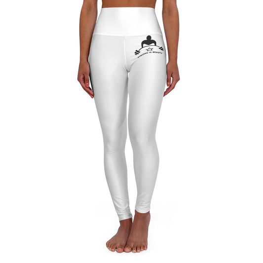 High Waisted Yoga Leggings, Comfortable Workout Trousers, Fitness Apparel