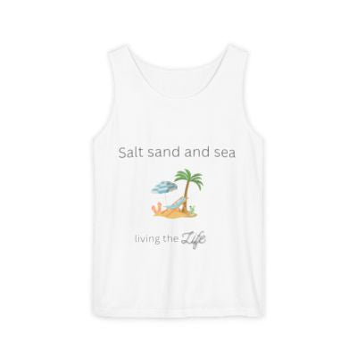Beach Vibes Tank Top - Salt Sand and Sea, Summer Apparel