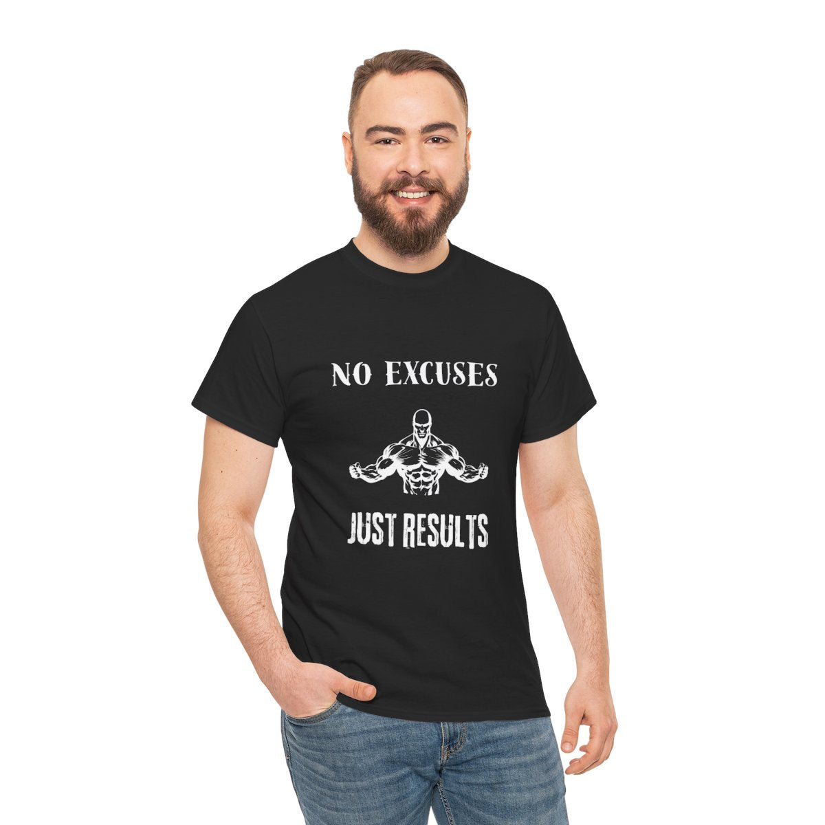 No Excuses Motivational T-Shirt, Fitness Shirt, Workout Tee