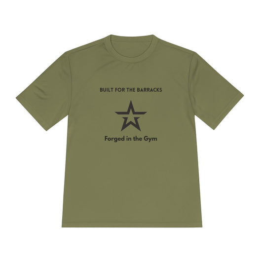 Unisex Moisture Wicking Gym Tee, Workout Shirt, Fitness Apparel