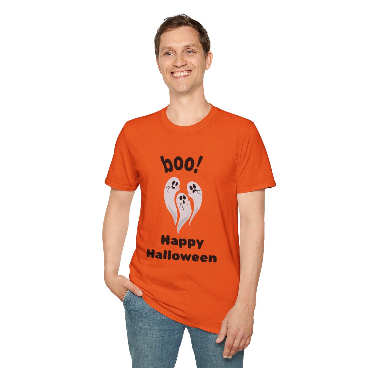 Halloween Ghost Tee, Spooky Shirt, Unisex T-Shirt, Boo Shirt