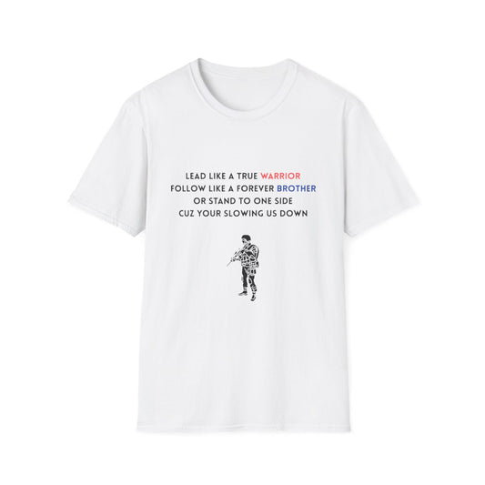 Brotherhood Warrior T-Shirt | Unisex Soft style Tee for Friends