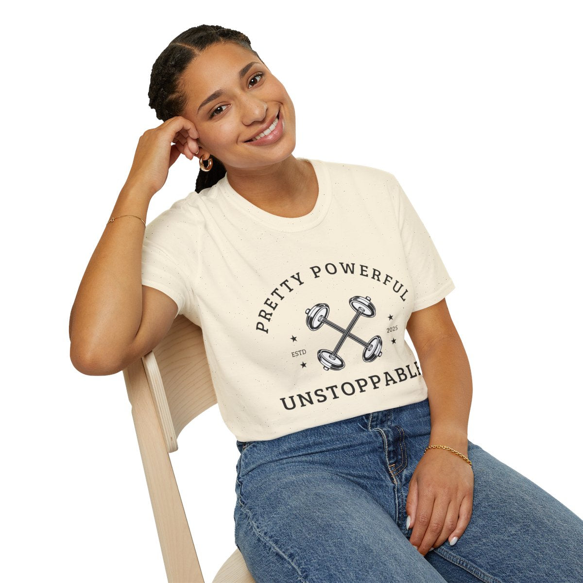 Empowering Unisex Softstyle T-Shirt | Fitness Motivation Tee