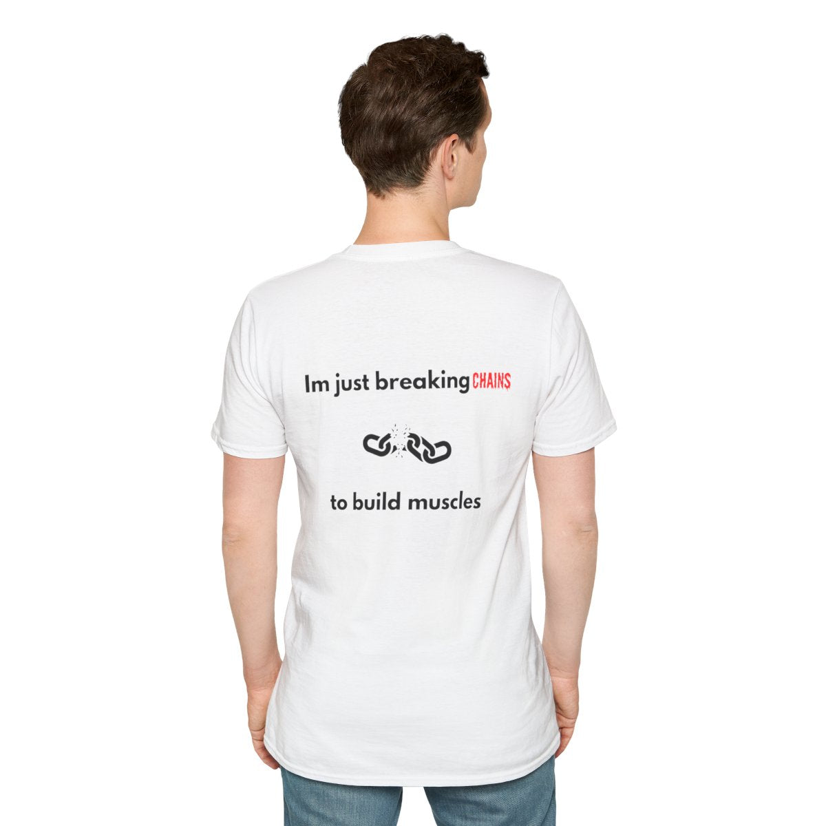 Unisex Softstyle T-Shirt for Fitness Enthusiasts, Casual Wear, Motivational Workout Tee