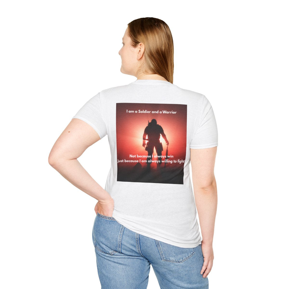Warrior Spirit Unisex Soft style T-Shirt - Motivational Tee, Gift for Fighters