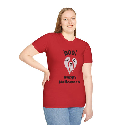 Halloween Ghost Tee, Spooky Shirt, Unisex T-Shirt, Boo Shirt
