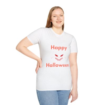 Halloween Graphic T-Shirt, Unisex Softstyle Tee, Spooky Costume