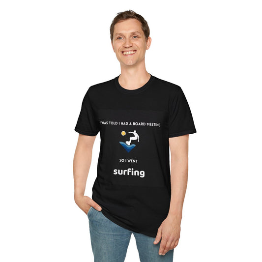 Surfing Humor Unisex T-Shirt, Funny Surfing Tee, Beach Lover Gift