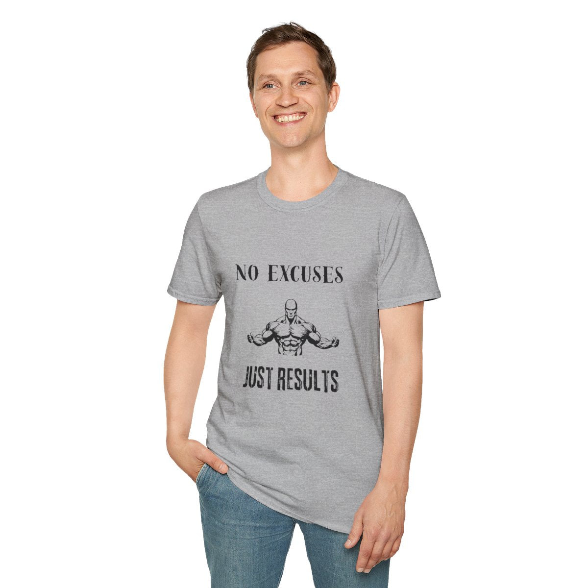 No Excuses Motivational T-Shirt, Fitness Shirt, Workout Tee