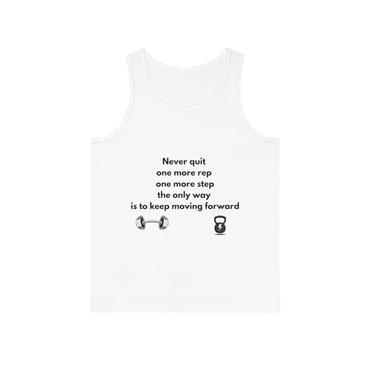 Motivational Workout Tank Top for Unisex Fitness Enthusiasts - Gym Apparel, Exercise Top